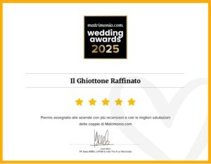 matrimonio.it Wedding Awards 2025 Il Ghiottone Raffinato